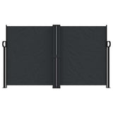 Vidaxx ausziehbarer Windschutz 140x1000 cm schwarz