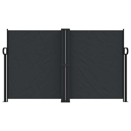 Vidaxx ausziehbarer Windschutz 140x1000 cm schwarz