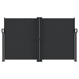 Pare-brise vidaxl extensible 140x1000 cm noir