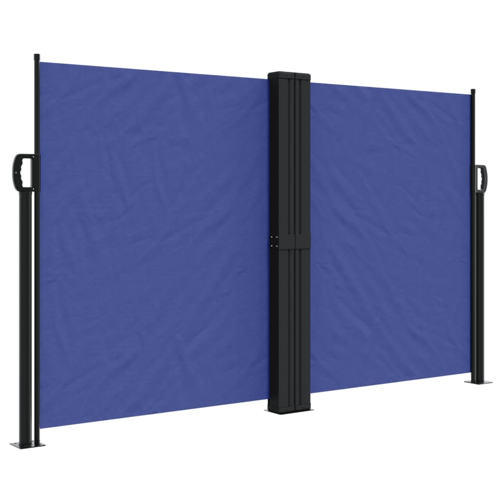 Pare-brise Vidaxl extensible 140x1000 cm bleu