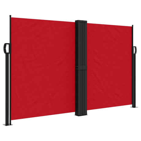 Vidaxx ausziehbarer Windschutz 140x1000 cm rot