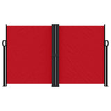 Vidaxl windscherm uittrekbaar 140x1000 cm rood