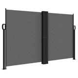 Vidaxx ausziehbarer Windschutz 140x1000 cm Anthrazit