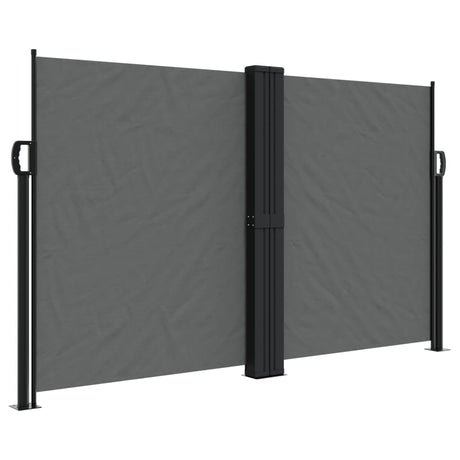 Vidaxx ausziehbarer Windschutz 140x1000 cm Anthrazit