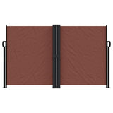 Vidaxx ausziehbarer Windschutz 140x1000 cm braun