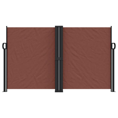 Vidaxx ausziehbarer Windschutz 140x1000 cm braun