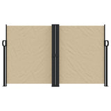 Vidaxx ausziehbarer Windschutz 140x1000 cm beige