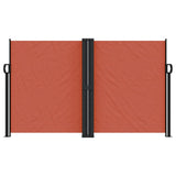 Vidaxx ausziehbarer Windschutz 140x1000 cm terrakottafarben