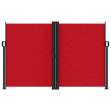 Vidaxx ausziehbarer Windschutz 160x1000 cm rot