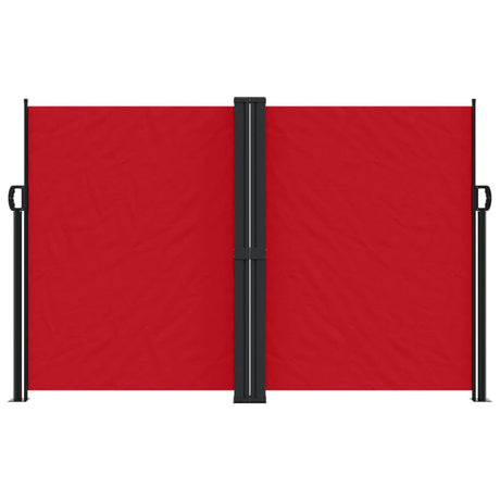 Vidaxx ausziehbarer Windschutz 160x1000 cm rot