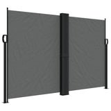 Pare-brise Vidaxl extensible 160x1000 cm anthracite -colored