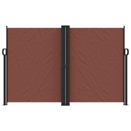 Vidaxx ausziehbarer Windschutz 160x1000 cm braun