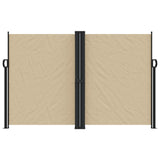 Vidaxx ausziehbarer Windschutz 160x1000 cm beige