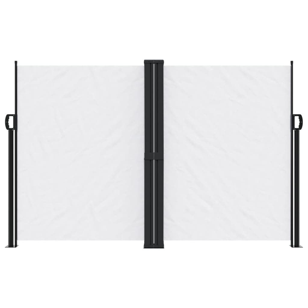 Pare-brise vidaxl extensible 160x1000 cm blanc