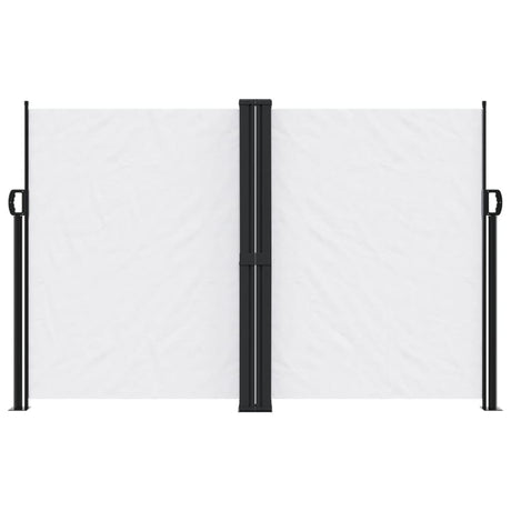 Vidaxx ausziehbarer Windschutz 160x1000 cm weiß