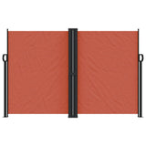 Vidaxx ausziehbarer Windschutz 160x1000 cm terrakottafarben