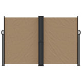 Vidaxx ausziehbarer Windschutz 160x1000 cm Taupe