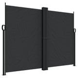 Vidaxx ausziehbarer Windschutz 180x1000 cm schwarz