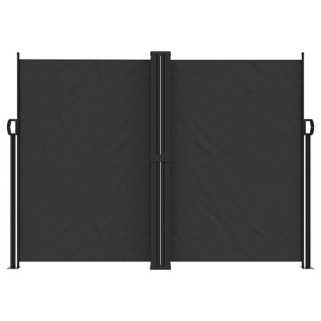Vidaxx ausziehbarer Windschutz 180x1000 cm schwarz