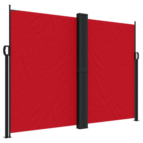 Vidaxx ausziehbarer Windschutz 180x1000 cm rot