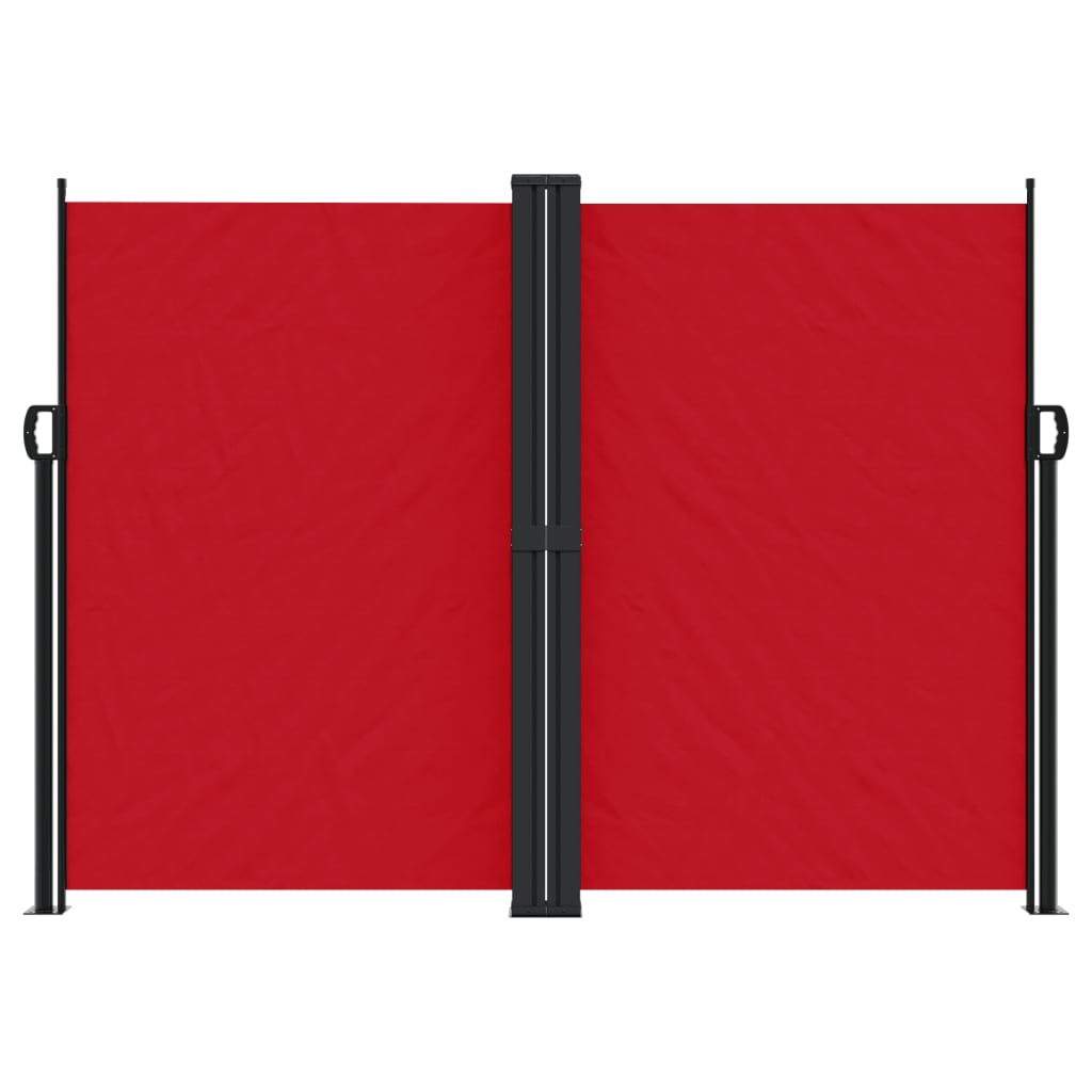Vidaxx ausziehbarer Windschutz 180x1000 cm rot