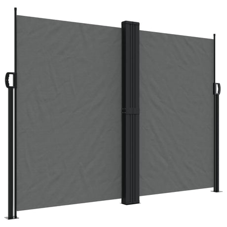 Vidaxx ausziehbarer Windschutz 180x1000 cm Anthrazit