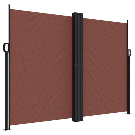 Vidaxx ausziehbarer Windschutz 180x1000 cm braun