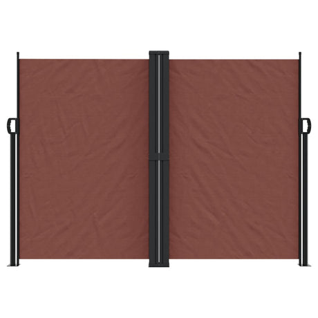 Vidaxx ausziehbarer Windschutz 180x1000 cm braun