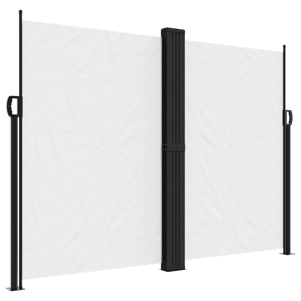 Vidaxx ausziehbarer Windschutz 180x1000 cm weiß