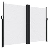 Vidaxx ausziehbarer Windschutz 180x1000 cm weiß