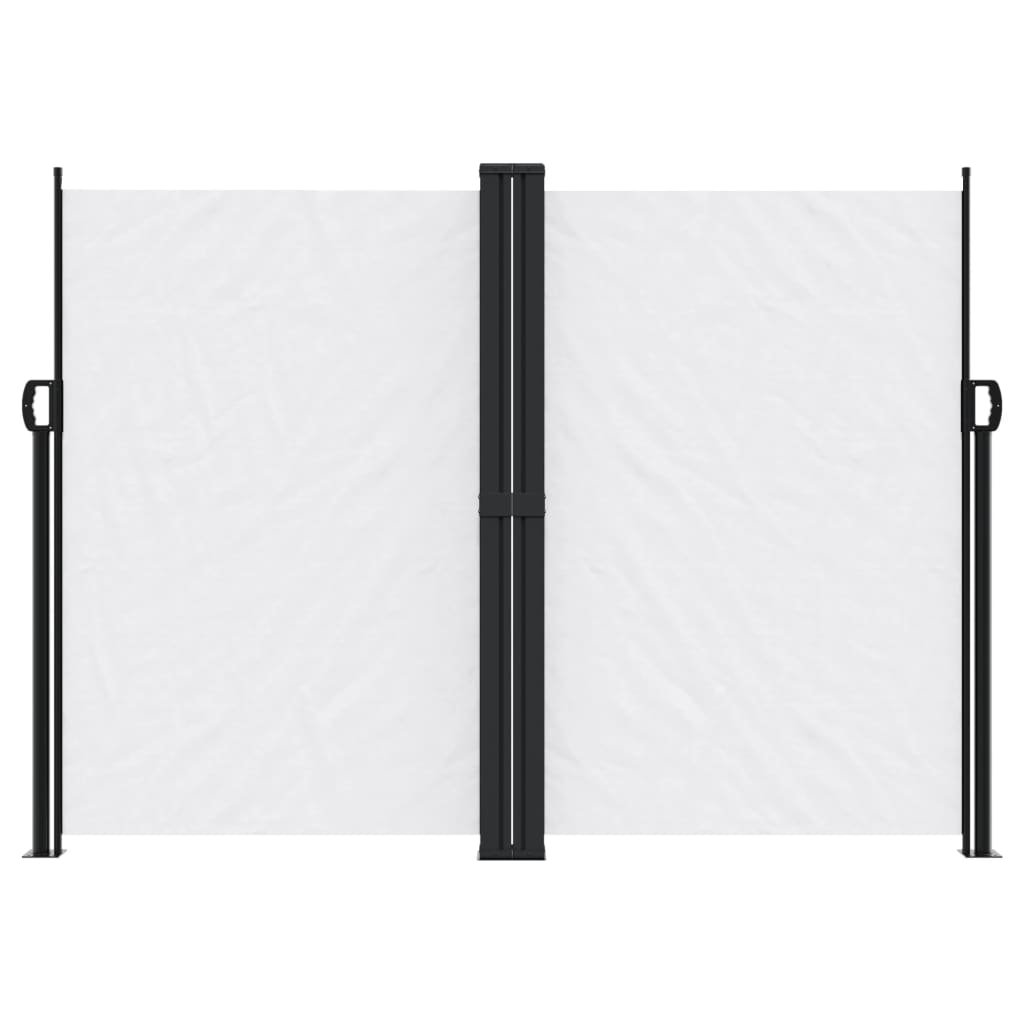 Vidaxx ausziehbarer Windschutz 180x1000 cm weiß