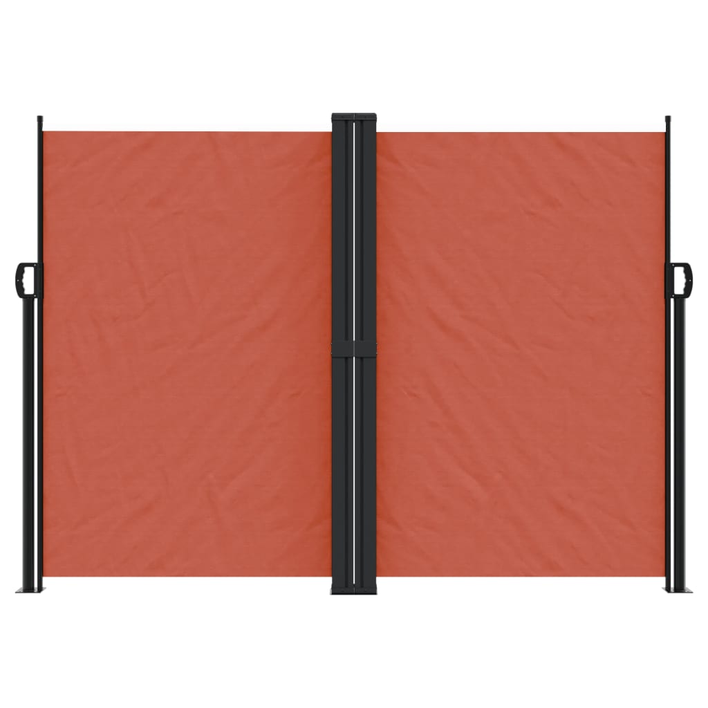 Vidaxx ausziehbarer Windschutz 180x1000 cm terrakottafarben