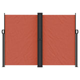 Vidaxx ausziehbarer Windschutz 180x1000 cm terrakottafarben