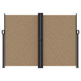 Vidaxx ausziehbarer Windschutz 180x1000 cm Taupe
