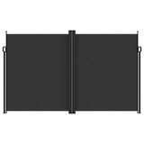 Vidaxx ausziehbarer Windschutz 200x1000 cm schwarz