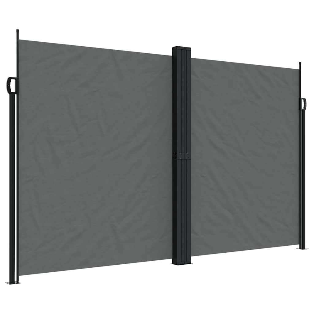 VidaXL Windshield Extendable 200x1000 cm Anthracite -colored