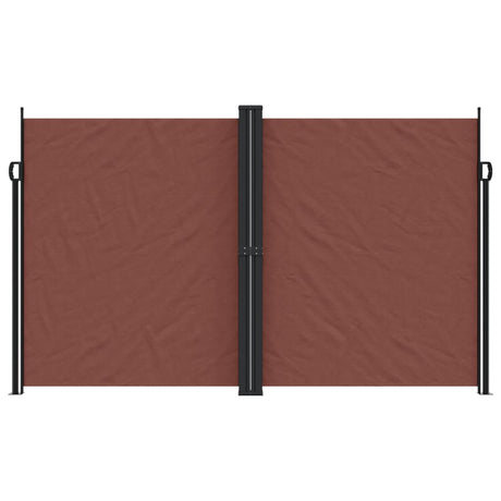 Vidaxx ausziehbarer Windschutz 200x1000 cm braun