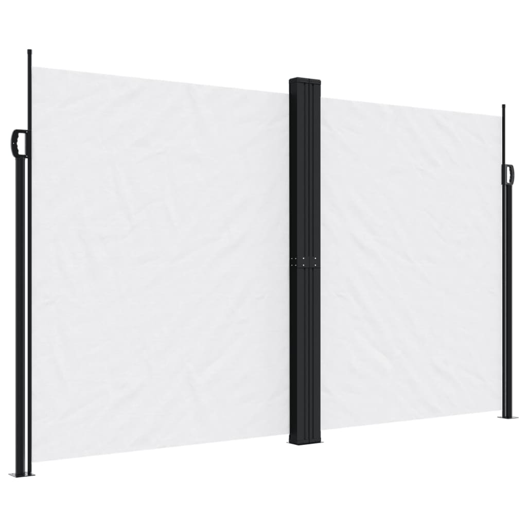 Vidaxx ausziehbarer Windschutz 200x1000 cm weiß