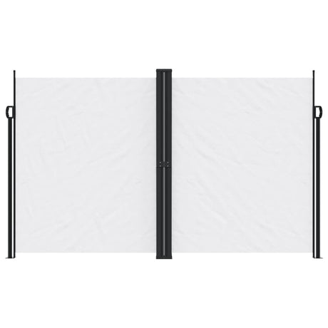 Vidaxx ausziehbarer Windschutz 200x1000 cm weiß