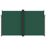 Pare-brise vidaxl extensible 200x1000 cm vert foncé