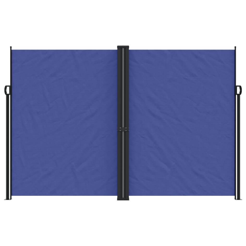 Pare-brise Vidaxl extensible 220x1000 cm bleu