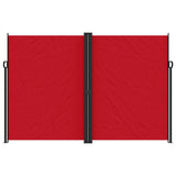 Vidaxx ausziehbarer Windschutz 220x1000 cm rot