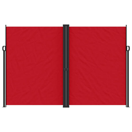 Vidaxx ausziehbarer Windschutz 220x1000 cm rot