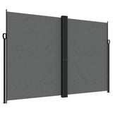 Vidaxx ausziehbarer Windschutz 220x1000 cm Anthrazit