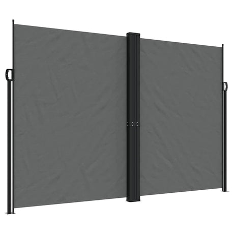 Vidaxx ausziehbarer Windschutz 220x1000 cm Anthrazit