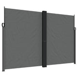 Pare-brise Vidaxl extensible 220x1000 cm anthracite -colored