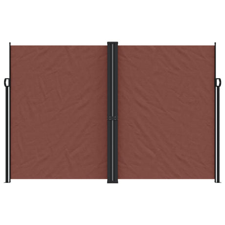Vidaxx ausziehbarer Windschutz 220x1000 cm braun