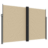 Vidaxx ausziehbarer Windschutz 220x1000 cm beige