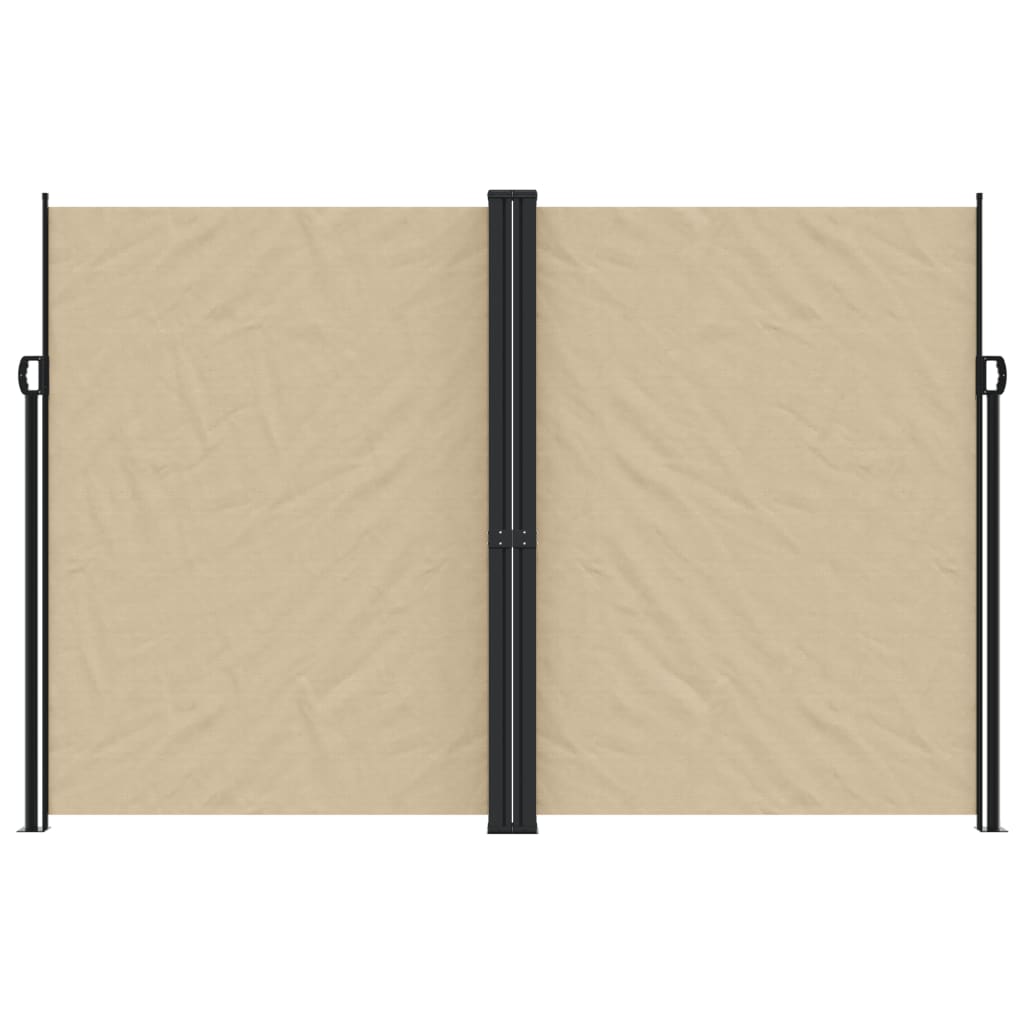 Vidaxl windscherm uittrekbaar 220x1000 cm beige