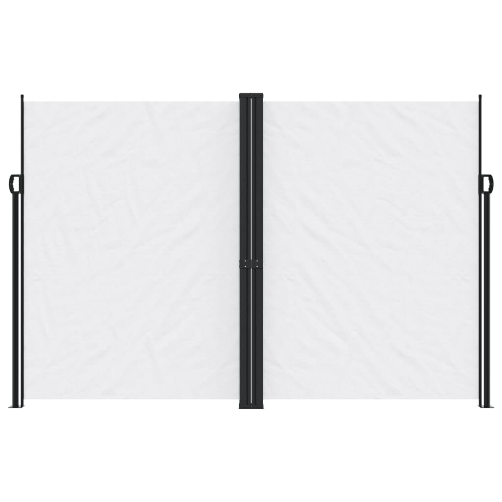 Vidaxx ausziehbarer Windschutz 220x1000 cm weiß